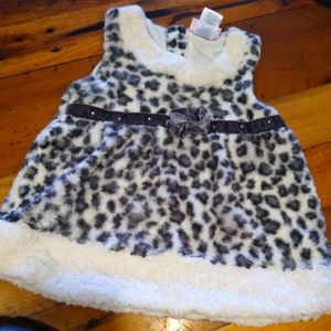 Little lass tank top Sherpa material 18 months